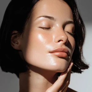 woman with beautiful harmony in her facial features. Intrigue Cosmetic Clinic dermal fillers, anti-wrinkle injections and skin rejuvenation.